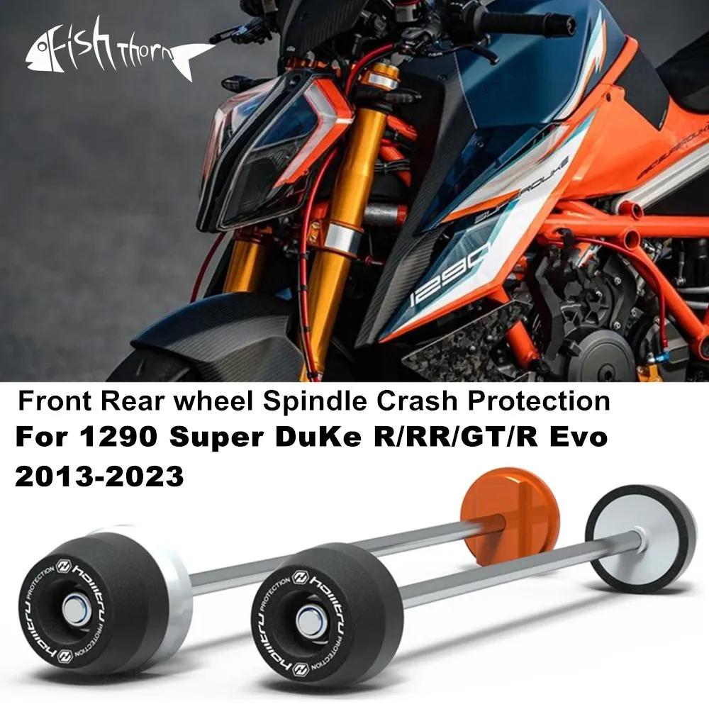 Для 1290 Super DuKe R/RR/GT/R Evo 2013-2023 мотоцикла, передняя и задняя ось, вилка, ползунки, защита колес
Для 1290 Super DuKe R/RR/GT/R Evo 2013-2023 мотоцикла, передняя и задняя ось, вилка, ползунки, защита колес