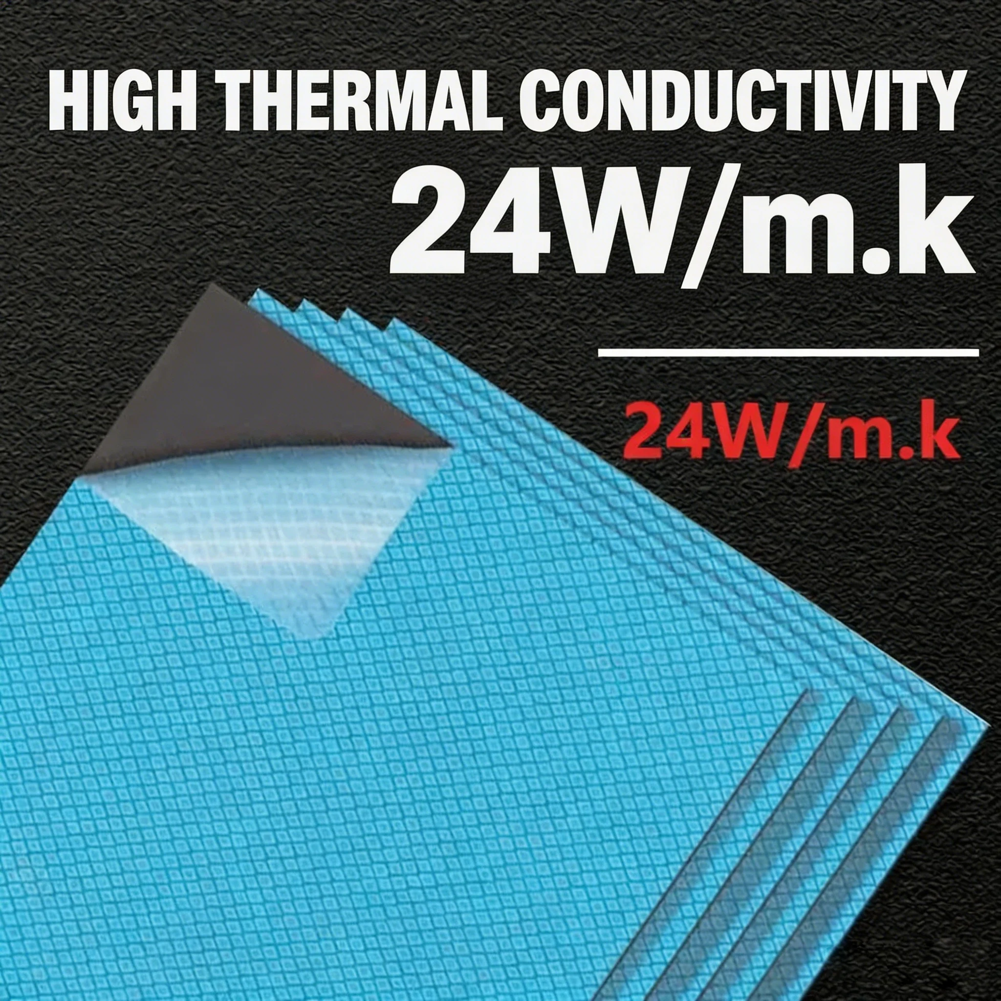 24W High Thermal Conductivity Silicone Pad for VRAM/CPU Cooling, Laptop Graphics Card Memory Heat Reduction, Insulating Thermal
24W High Thermal Conductivity Silicone Pad for VRAM/CPU Cooling, Laptop Graphics Card Memory Heat Reduction, Insulating Thermal