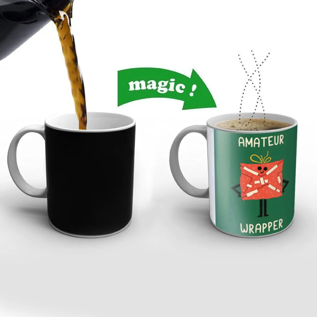Amateur Wrapper Creativity Change Color Chang mug Ceramic mug Hot Coffee Cup Breakfast Cup Mug Friend Gift
Amateur Wrapper Creativity Change Color Chang mug Ceramic mug Hot Coffee Cup Breakfast Cup Mug Friend Gift