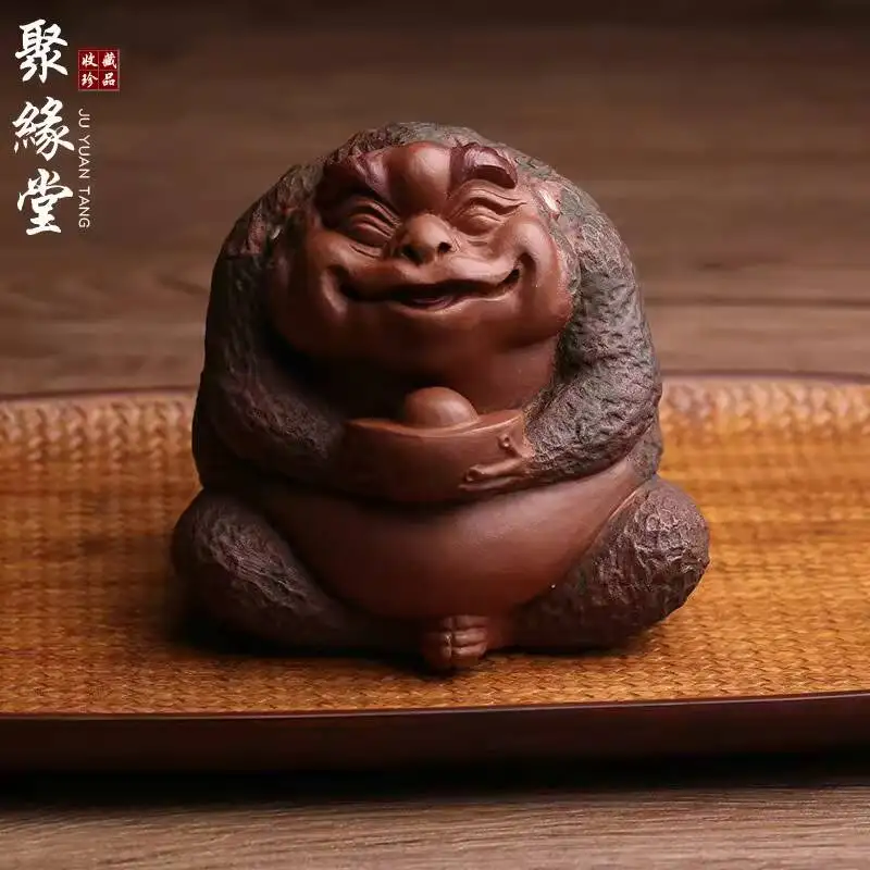 Premium Purple Clay Pet Ornament, Fortune-Bringing Golden Wealth-Giving Toad, Can Be Used As A Night Light, Handmade By He
Premium Purple Clay Pet Ornament, Fortune-Bringing Golden Wealth-Giving Toad, Can Be Used As A Night Light, Handmade By He