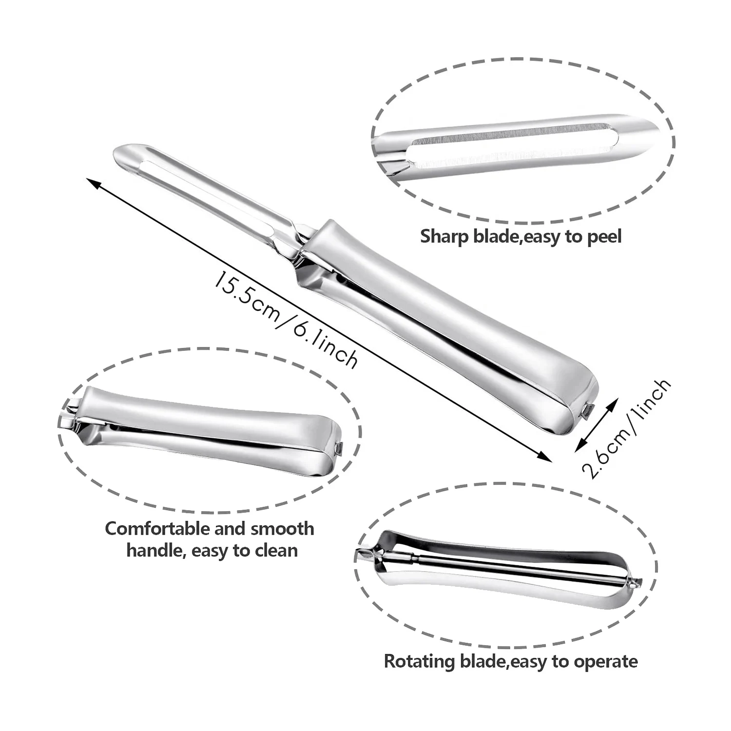 Promotion! 5 Pcs Stainless Steel Peeler Kitchen Vegetable Peeler Fruit Peeler For Home Kitchen Carrots Potatoes Peeling Tools
Promotion! 5 Pcs Stainless Steel Peeler Kitchen Vegetable Peeler Fruit Peeler For Home Kitchen Carrots Potatoes Peeling Tools