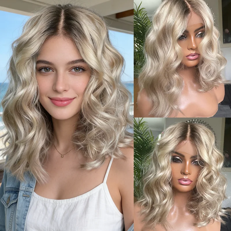 Синтетические парики Bob Loose Deep Wigs с коричневыми корнями и платиново-русым оттенком, с кружевной передней частью, реалистичные, с предварительно прорисованной линией роста волос, премиум-качество, 14 дюймов
Синтетические парики Bob Loose Deep Wigs с коричневыми корнями и платиново-русым оттенком, с кружевной передней частью, реалистичные, с предварительно прорисованной линией роста волос, премиум-качество, 14 дюймов