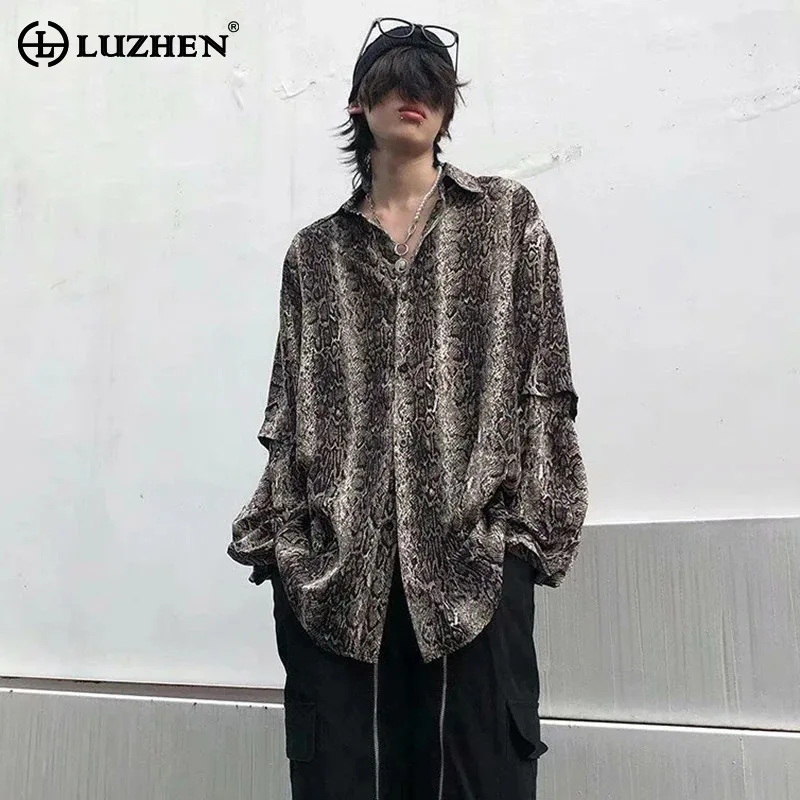 LUZHEN Harajuku стиль змеиная кожа с принтом съемная свободная рубашка с длинными рукавами мужские 2025 новые элегантные красивые повседневные топы JY2875
LUZHEN Harajuku стиль змеиная кожа с принтом съемная свободная рубашка с длинными рукавами мужские 2025 новые элегантные красивые повседневные топы JY2875