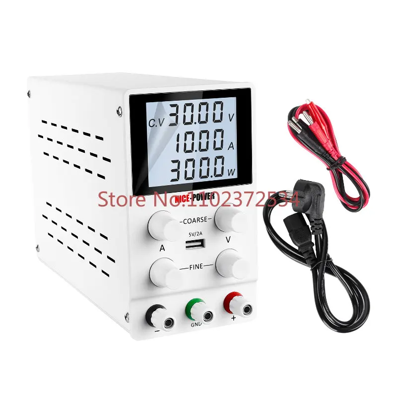 New Design Nice Power Sps3010D 30V 10A Adjustable Digital Regulators Power Supply Dc
New Design Nice Power Sps3010D 30V 10A Adjustable Digital Regulators Power Supply Dc
