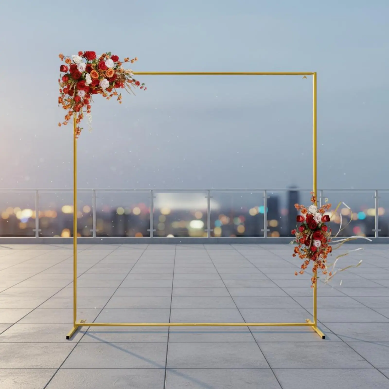 Square Metal Arch Frame Versatile Square Metal Arch Stand Party Picture Station Archway Easy Assembly for Ceremony, Outdoor
Square Metal Arch Frame Versatile Square Metal Arch Stand Party Picture Station Archway Easy Assembly for Ceremony, Outdoor