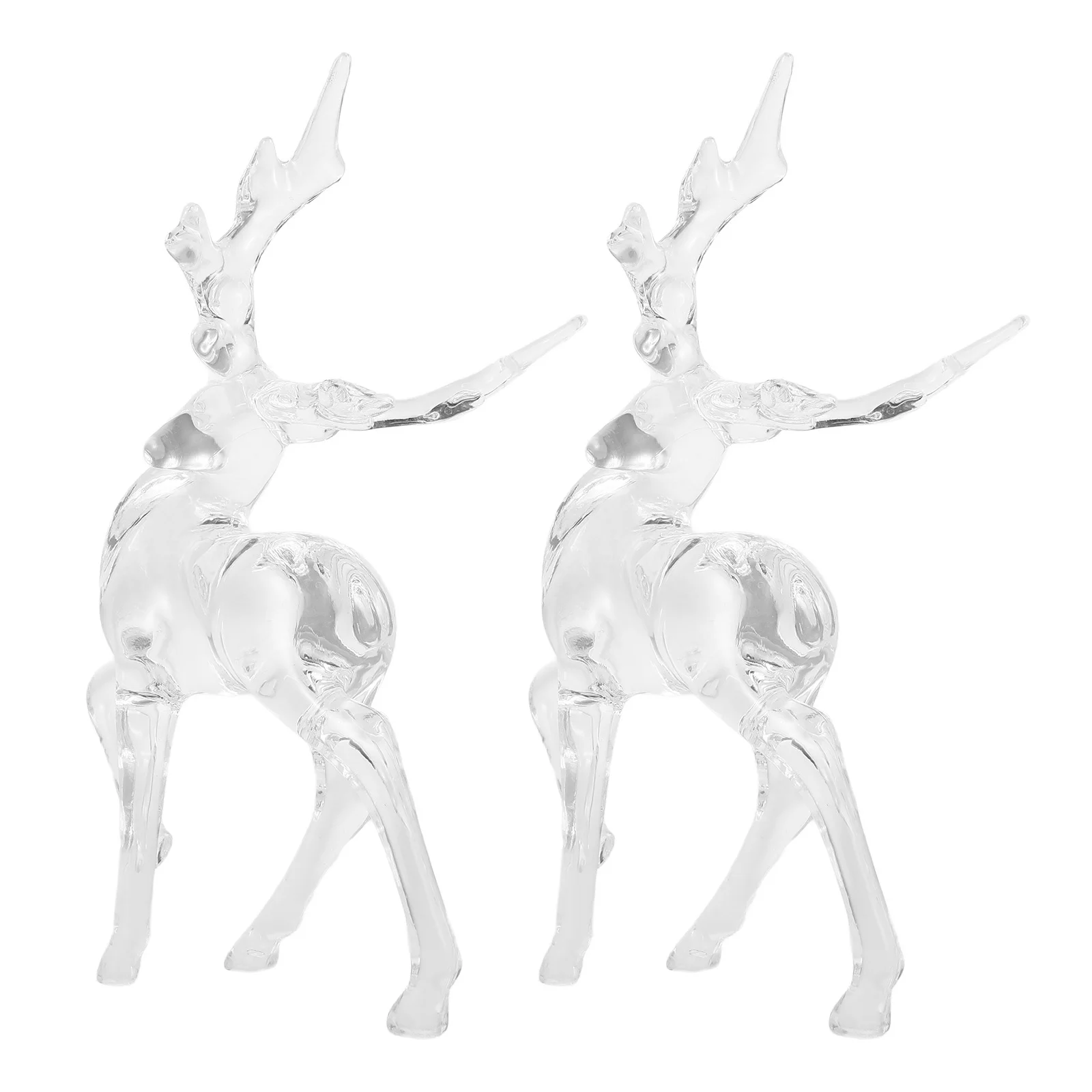 2Pcs Ornament Clear Acrylic Sculpture Home Office Xmas Party Decoration Table Adornment Christmas Deer Crafts
2Pcs Ornament Clear Acrylic Sculpture Home Office Xmas Party Decoration Table Adornment Christmas Deer Crafts