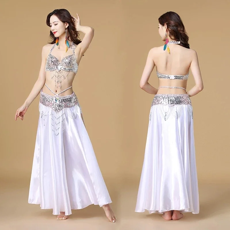 New Belly Dance Costume Indian Dance 3pcs Set Bra Belt Skirt Sexy Dancing Women Indian Dance Clothes Bellydance Wear 8 Colors
New Belly Dance Costume Indian Dance 3pcs Set Bra Belt Skirt Sexy Dancing Women Indian Dance Clothes Bellydance Wear 8 Colors