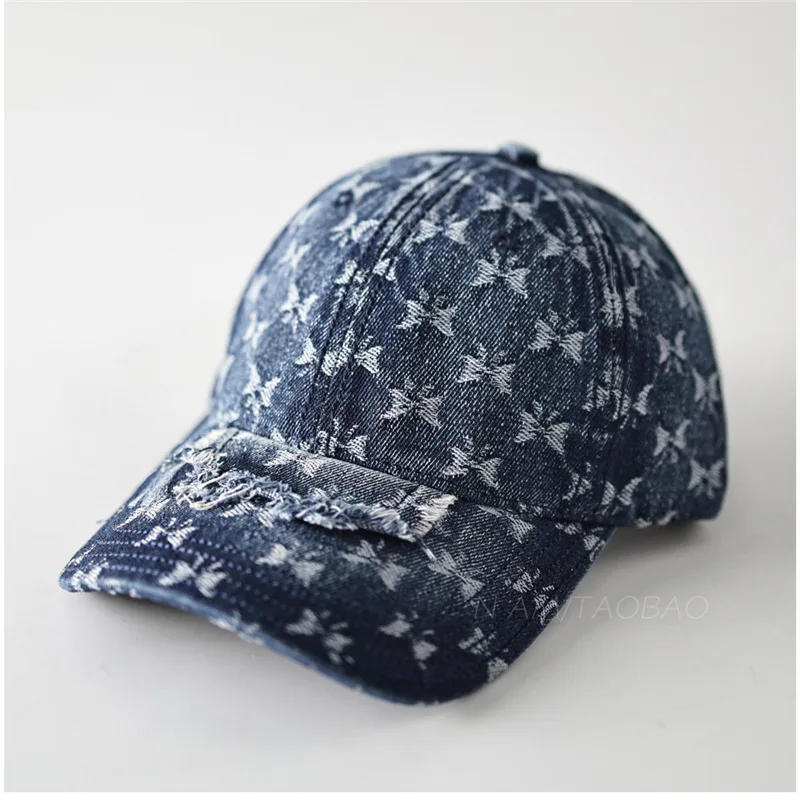 denim baseball cap for women and men washed cotton vintage dad hats unisex bow Pattern caps
denim baseball cap for women and men washed cotton vintage dad hats unisex bow Pattern caps