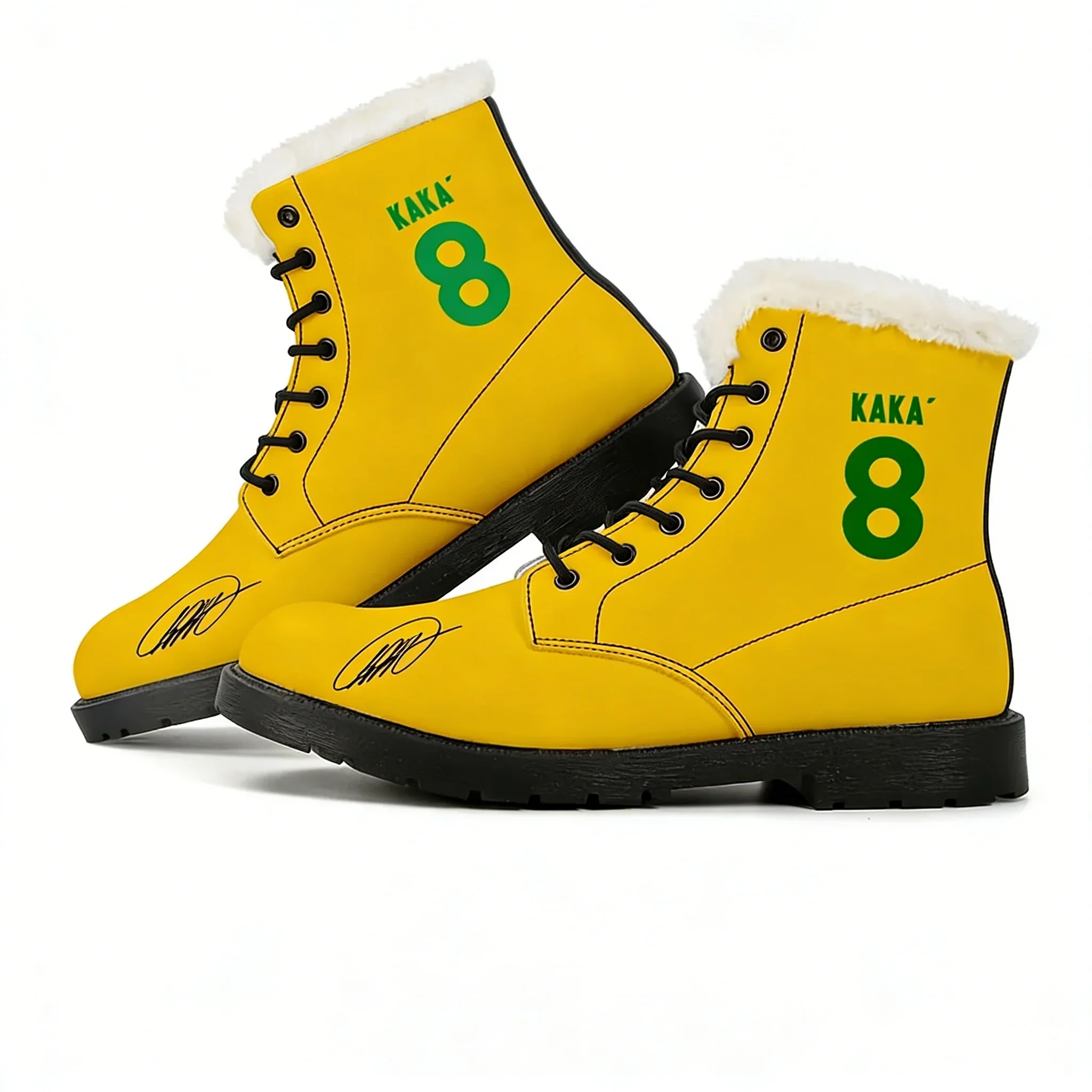 Kaka No.22 Plush Boots Mens Womens Casual Shoes Brazil Soccer Star Keep Warm Leather Boot High Quality Customize Shoe
Kaka No.22 Plush Boots Mens Womens Casual Shoes Brazil Soccer Star Keep Warm Leather Boot High Quality Customize Shoe