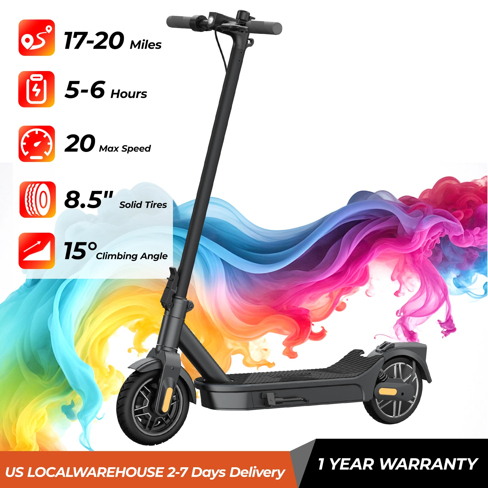 Высокоскоростной электросамокат складной, 500 Вт, запас хода до 32 км, шины 8,5 дюймов, двойная подвеска, управление через приложение, быстрая зарядка
Высокоскоростной электросамокат складной, 500 Вт, запас хода до 32 км, шины 8,5 дюймов, двойная подвеска, управление через приложение, быстрая зарядка