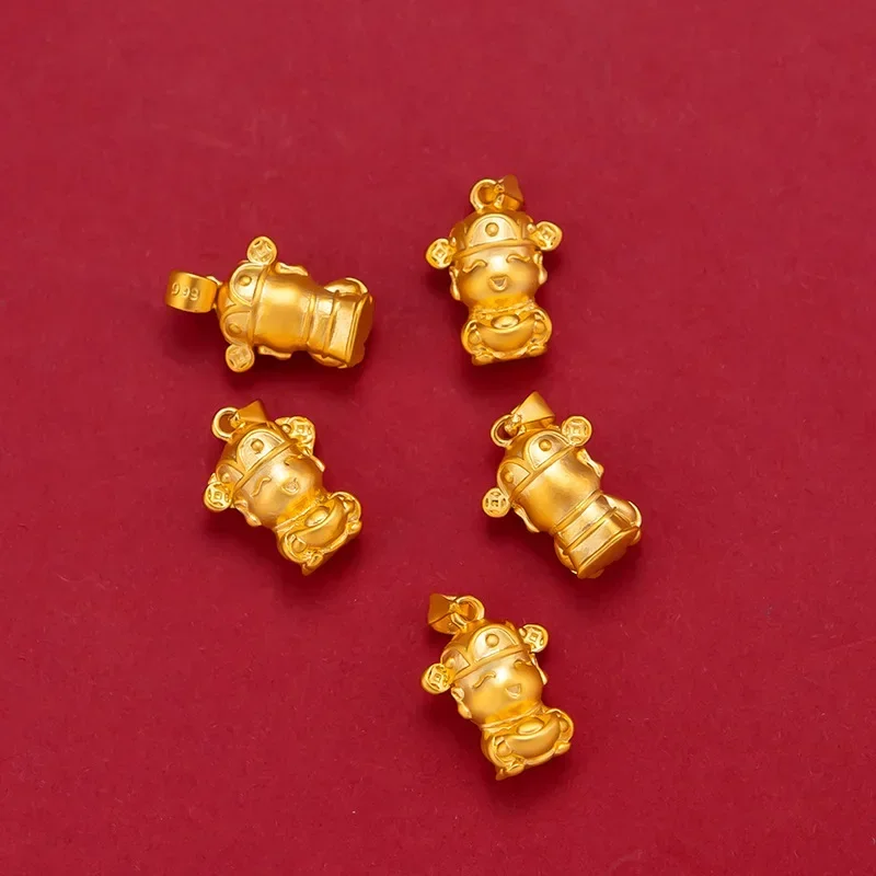 9999 Real Gold 24K Lucky Girl 3D Little God of Wealth Pendant Necklace Cartoon God of Wealth Pendant
9999 Real Gold 24K Lucky Girl 3D Little God of Wealth Pendant Necklace Cartoon God of Wealth Pendant
