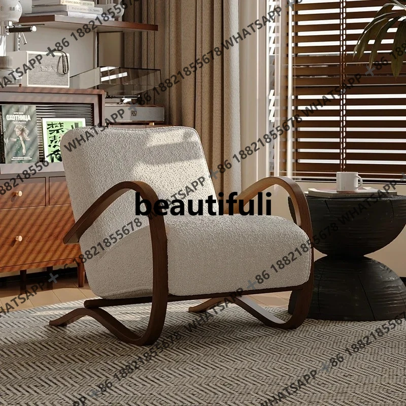 Medieval designer balcony single sofa chair B & B cafe armrest leisure chair
Medieval designer balcony single sofa chair B & B cafe armrest leisure chair