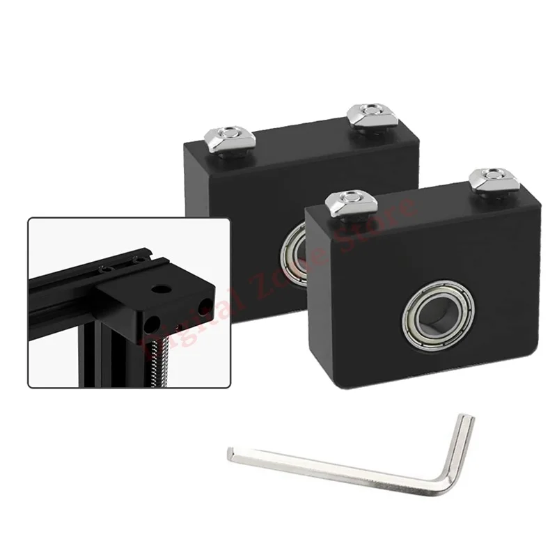 2 Pack 3D Printer Upgrade Parts Aluminum Z-Axis Leadscrew Top Mount Metal Z-Rod Bearing Holder Kit for Creality CR-10 Ender 3
2 Pack 3D Printer Upgrade Parts Aluminum Z-Axis Leadscrew Top Mount Metal Z-Rod Bearing Holder Kit for Creality CR-10 Ender 3