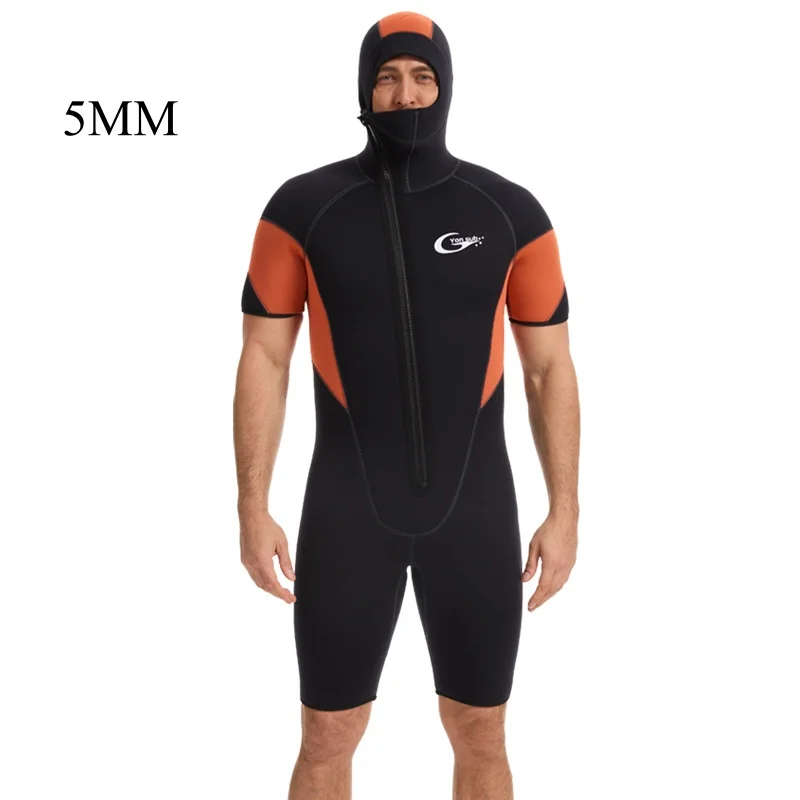 5MM Scuba Short Sleeve Keep Warm Spearfish Keep Warm Swim WetSuit Hood Neoprene UnderWater Hunting Kayaking Drifting Diving Suit
5MM Scuba Short Sleeve Keep Warm Spearfish Keep Warm Swim WetSuit Hood Neoprene UnderWater Hunting Kayaking Drifting Diving Suit