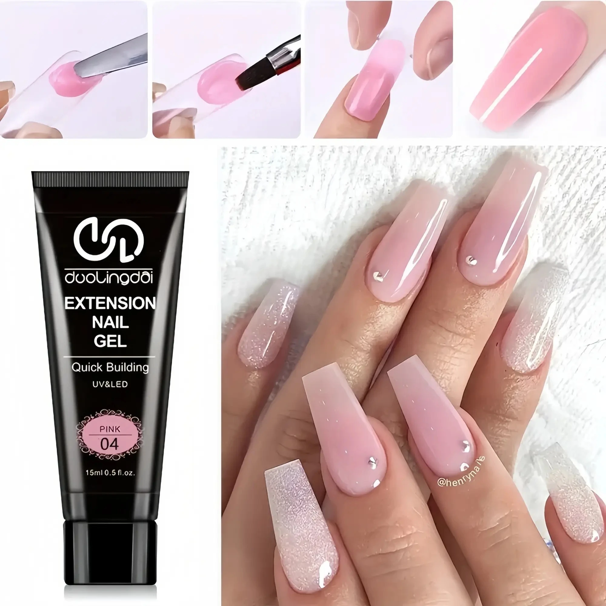 DOULINGDAI Poly Nail Gel Kit 15ML 3 Colors Clear Nude Pink Poly Extension Gel With Slip Solution Builder Enhancement Starter Kit Nail Technician DIY Home for Women Girls at Home DIY.
DOULINGDAI Poly Nail Gel Kit 15ML 3 Colors Clear Nude Pink Poly Extension Gel With Slip Solution Builder Enhancement Starter Kit Nail Technician DIY Home for Women Girls at Home DIY.
