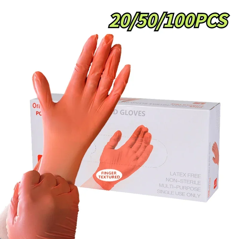 100/50/20PCS Disposable Orange Nitrile Gloves S/M/L/XL for Cleaning Beauty Hair Styling Disposable Orange Nitrile Gloves Pumps
100/50/20PCS Disposable Orange Nitrile Gloves S/M/L/XL for Cleaning Beauty Hair Styling Disposable Orange Nitrile Gloves Pumps