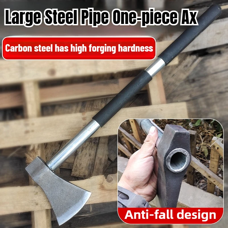 Large Axe Steel Pipe One-plece Hatchet Camping Supplies Professional Hand Axe for Cutting Wood Outdoors Fire Ax Survival Tools
Large Axe Steel Pipe One-plece Hatchet Camping Supplies Professional Hand Axe for Cutting Wood Outdoors Fire Ax Survival Tools