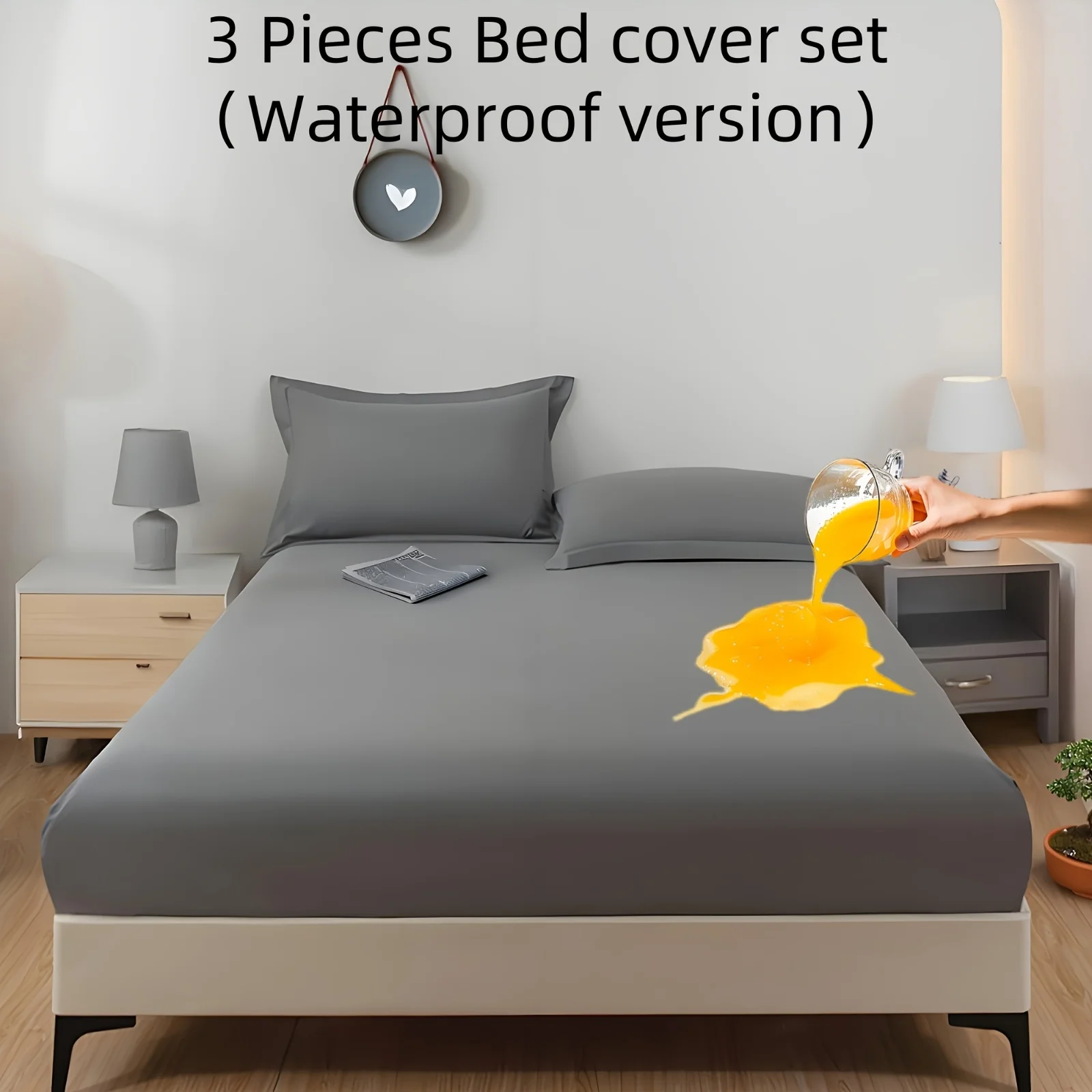 3pcs Cozy Solid Color Bed Sheet Set - Soft And Breathable All-Season Bedding with 1 Fitted Sheet And 2 Pillowcases - Machine Washable Easy Care - Multiple Sizes Available - Perfect for Gifts And Everyday Use
3pcs Cozy Solid Color Bed Sheet Set - Soft And Breathable All-Season Bedding with 1 Fitted Sheet And 2 Pillowcases - Machine Washable Easy Care - Multiple Sizes Available - Perfect for Gifts And Everyday Use