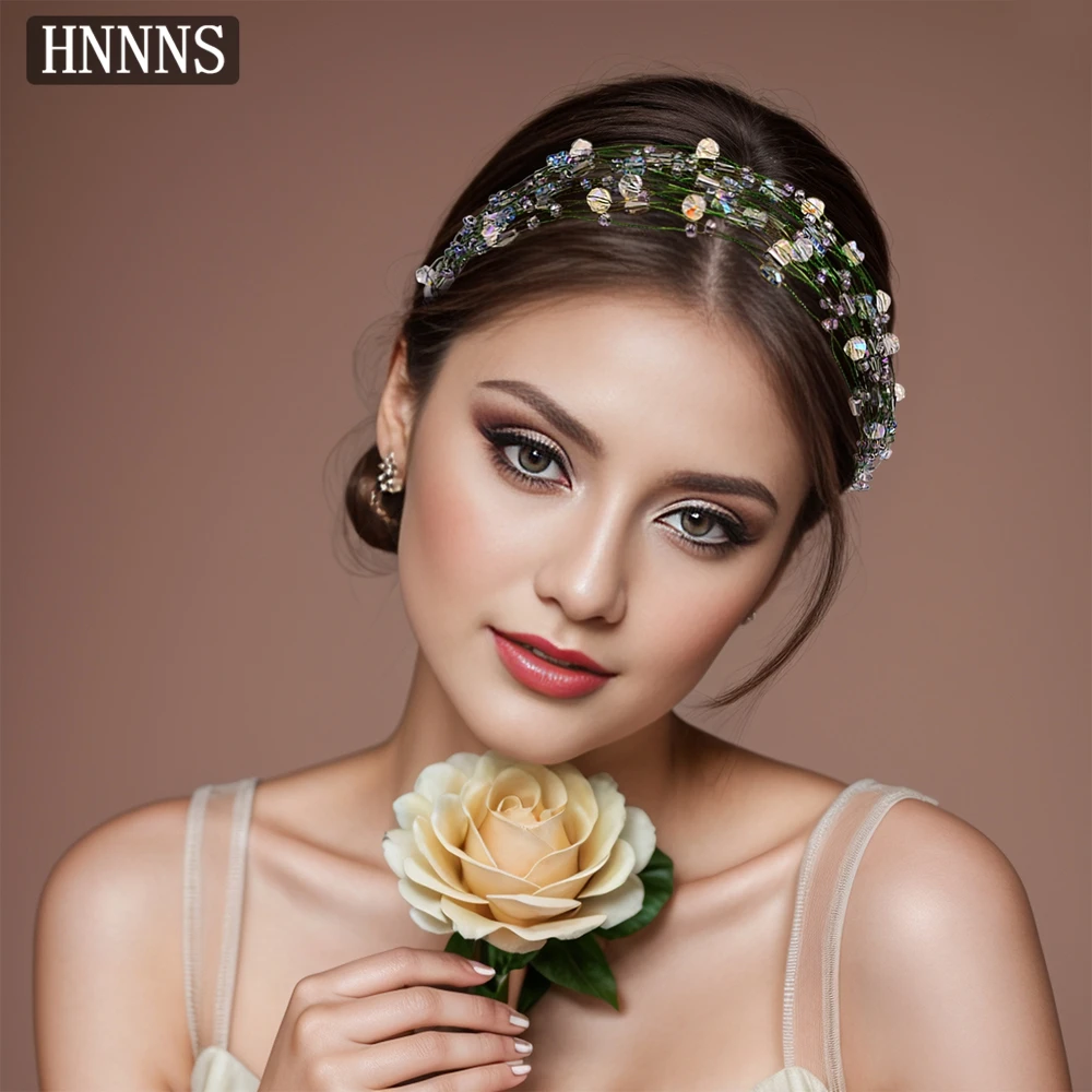 HNNNS Bridal Crystal Hair Accessories Fashion Wedding Dress Headpieces Women Beaded Head Band Handmade Jewelry A209
HNNNS Bridal Crystal Hair Accessories Fashion Wedding Dress Headpieces Women Beaded Head Band Handmade Jewelry A209