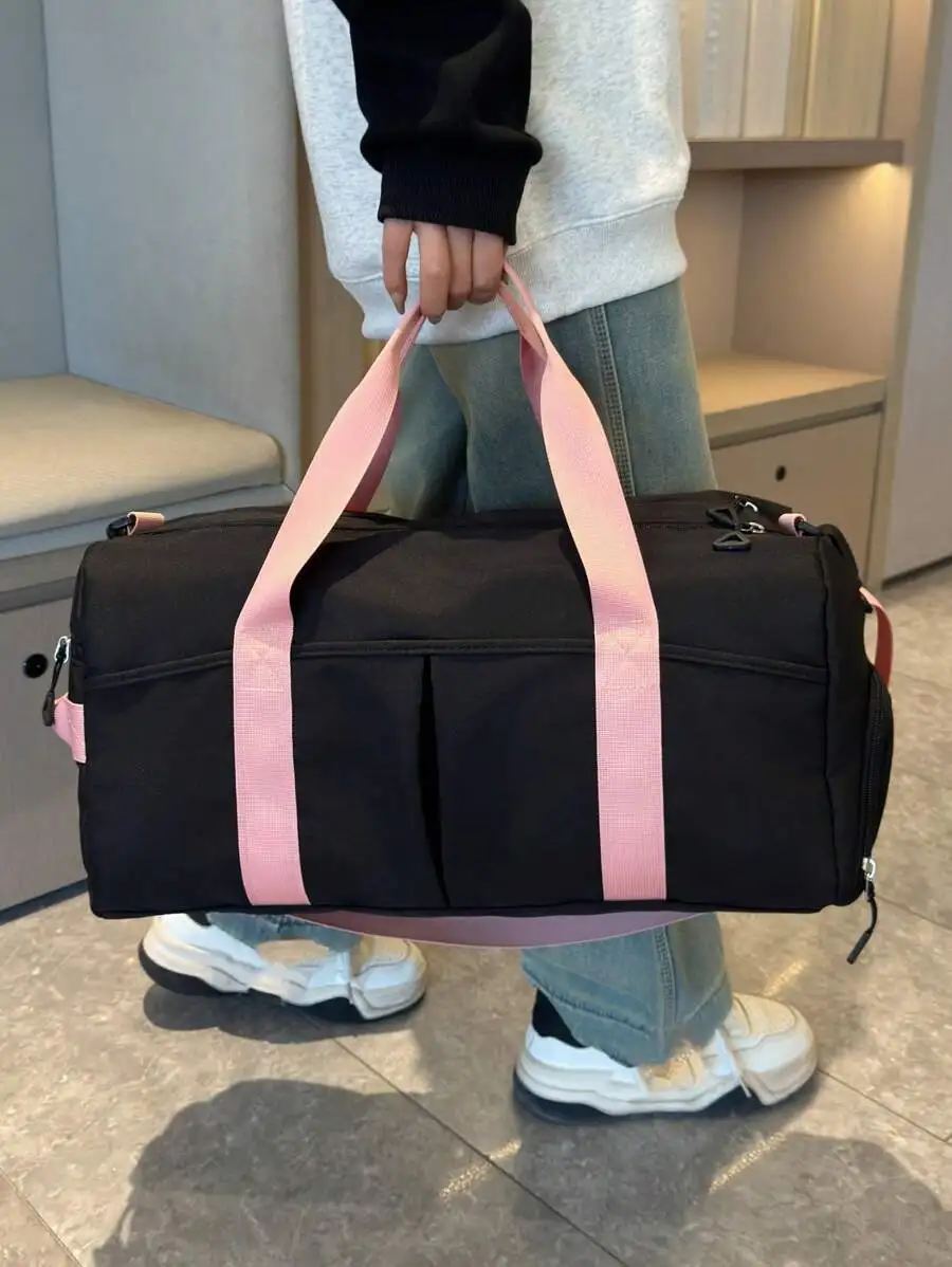 Womens Sports Gym Duffel Bag With Wet Dry Separation Large Capacity Travel Weekender Bag
Womens Sports Gym Duffel Bag With Wet Dry Separation Large Capacity Travel Weekender Bag