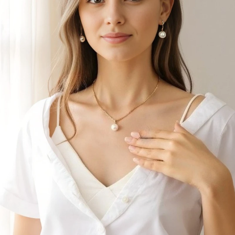 3pcs Elegant Vintage Jewelry Set for Women Fresh Pearl Style Necklace Shiny Crystal Choker Bridal Wedding Earrings Party
3pcs Elegant Vintage Jewelry Set for Women Fresh Pearl Style Necklace Shiny Crystal Choker Bridal Wedding Earrings Party