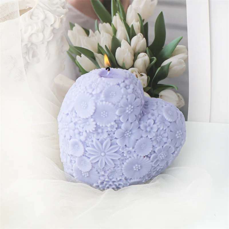 Silicone 3D Love Flower Candle Mold Valentine's Day Wedding Confession Aromatherapy Atmosphere Home Decoration
Silicone 3D Love Flower Candle Mold Valentine's Day Wedding Confession Aromatherapy Atmosphere Home Decoration