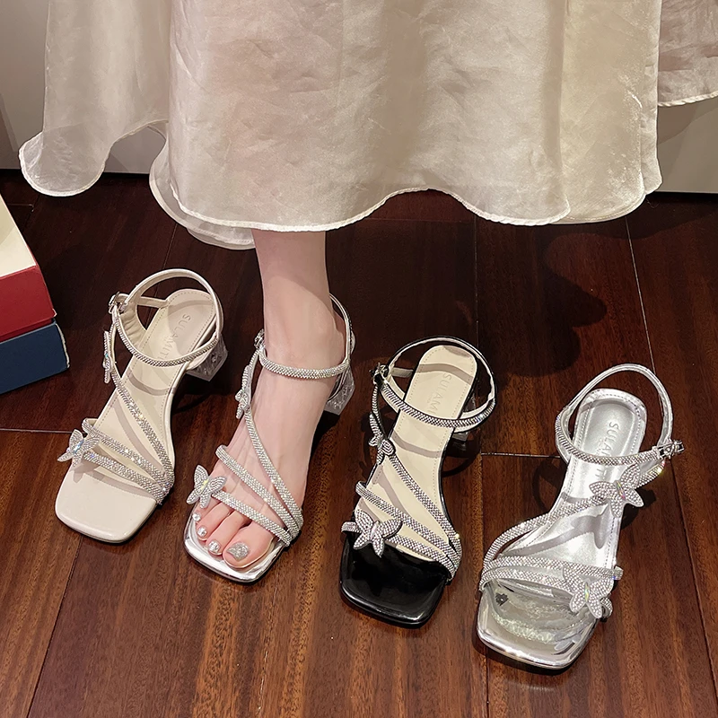 2025 New Water Diamond Butterfly High Heel Slippers for Women's Casual Fashion French Square Head Root Open Toe Slipper Shoes
2025 New Water Diamond Butterfly High Heel Slippers for Women's Casual Fashion French Square Head Root Open Toe Slipper Shoes
