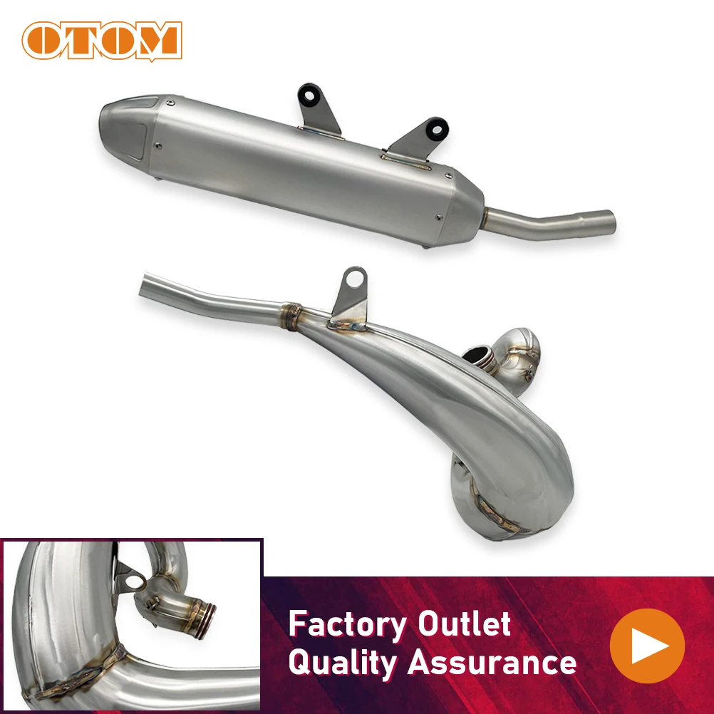 OTOM Motorcycle Exhaust Header Silencer Pipe Muffler For KTM SX XC XCW EXC TC TE TX EC EX MC 250 300 2023-2025 Accessories Bikes
OTOM Motorcycle Exhaust Header Silencer Pipe Muffler For KTM SX XC XCW EXC TC TE TX EC EX MC 250 300 2023-2025 Accessories Bikes