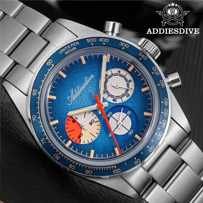 ADDIESDIVE Hot Sale Watch For Men 316L Stainless Steel 10Bar Waterproof 0S20 Movement C3 Super Luminous AD2551 Chronograph Watch
ADDIESDIVE Hot Sale Watch For Men 316L Stainless Steel 10Bar Waterproof 0S20 Movement C3 Super Luminous AD2551 Chronograph Watch