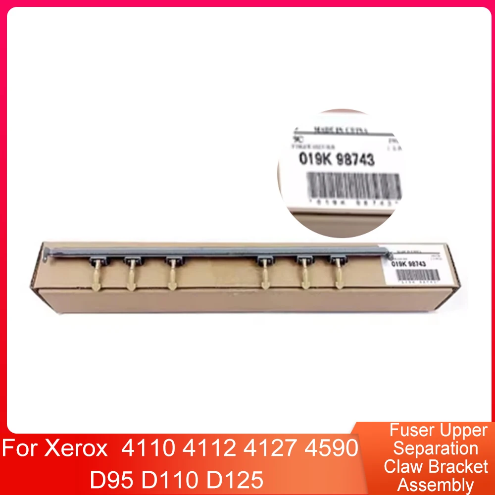 019K98743 Original Fuser Upper Separation Claw Bracket Assembly for Xerox DocuCentre 4110 4112 4127 4590 D95 D110 D125
019K98743 Original Fuser Upper Separation Claw Bracket Assembly for Xerox DocuCentre 4110 4112 4127 4590 D95 D110 D125