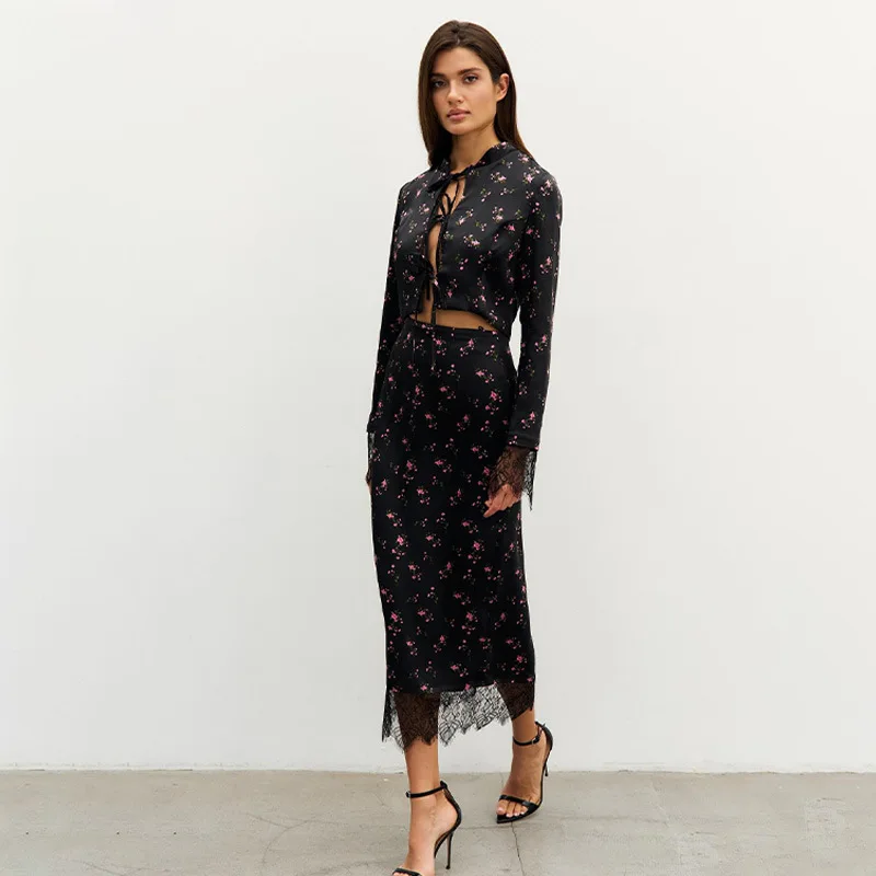 2025Европейский и американский новый модный кардиган с длинными рукавами и принтом, топ, кружевная лоскутная юбка с разрезом, комплект для женщин
2025Европейский и американский новый модный кардиган с длинными рукавами и принтом, топ, кружевная лоскутная юбка с разрезом, комплект для женщин