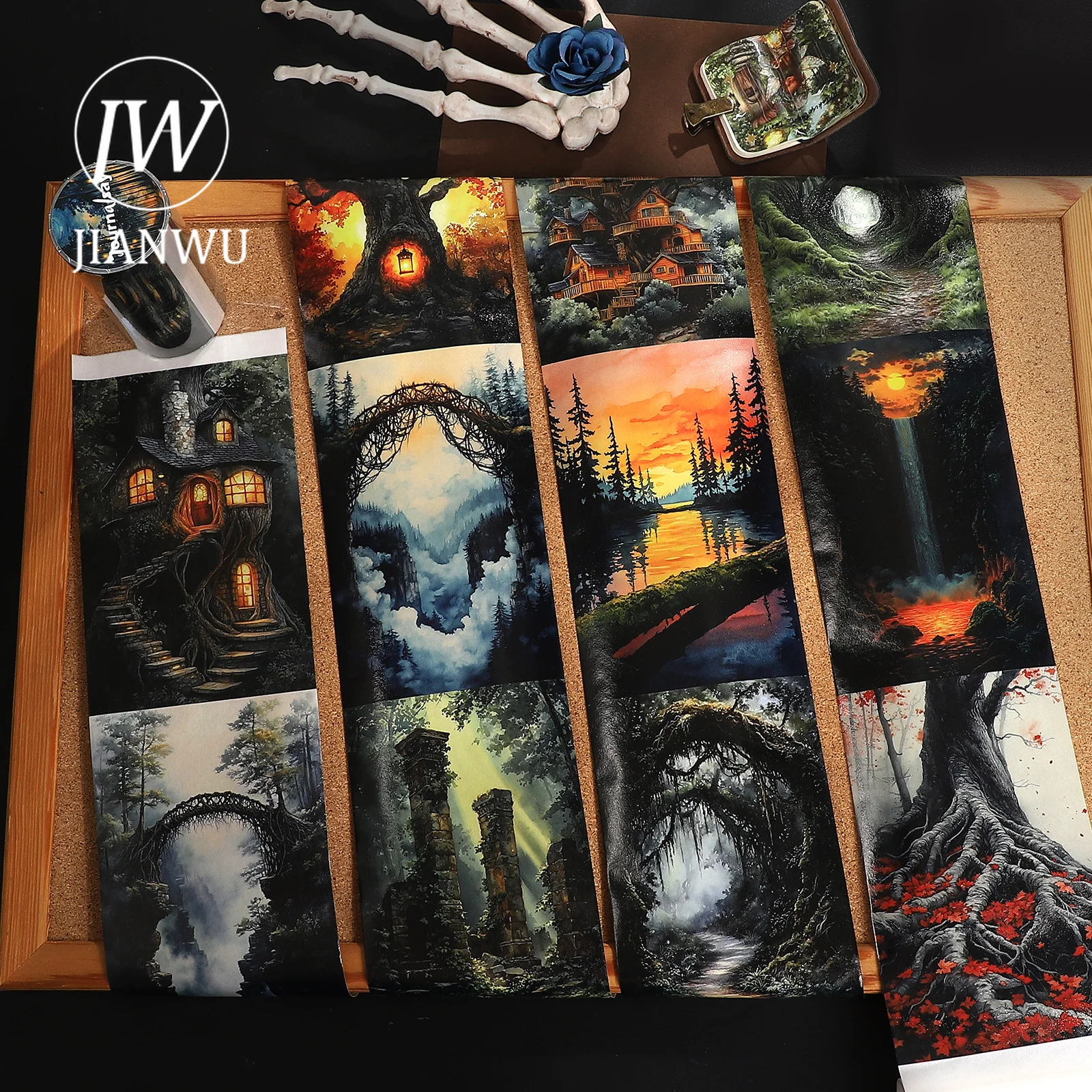 JIANWU 80mm*212cm Vintage Ancient Tree Forest Landscape Material Collage Scrapbooking Washi Tape Creative DIY Journal Stationery
JIANWU 80mm*212cm Vintage Ancient Tree Forest Landscape Material Collage Scrapbooking Washi Tape Creative DIY Journal Stationery