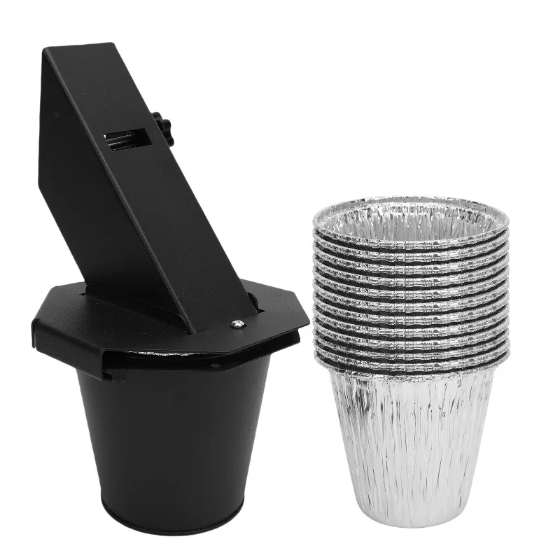 Smoker Grease Bucket Fit for Large Capacity Steel Grills Drip Bucket Grease Bucket with Lid 2/12 Tinfoil Liners
Smoker Grease Bucket Fit for Large Capacity Steel Grills Drip Bucket Grease Bucket with Lid 2/12 Tinfoil Liners