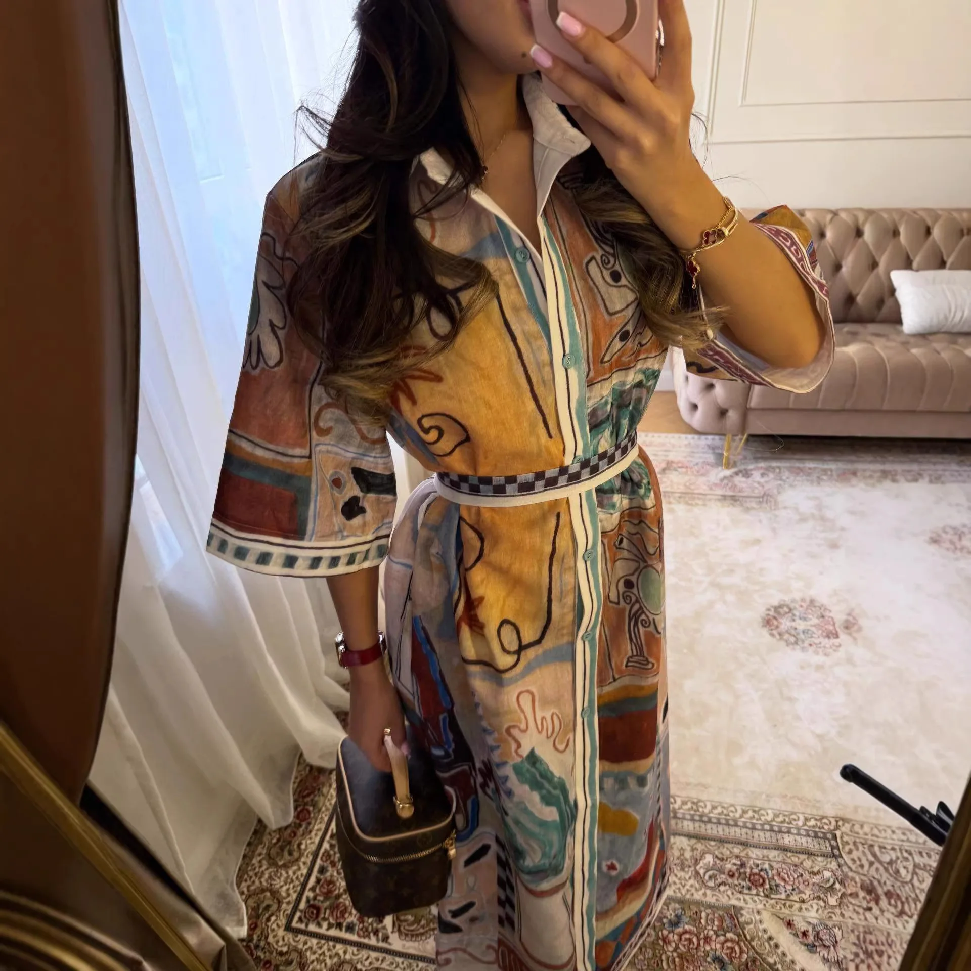 Vintage Floral Print Shirt Dress Summer Short Sleeve Retro Blouse Top Dresses Women Spring Summer
Vintage Floral Print Shirt Dress Summer Short Sleeve Retro Blouse Top Dresses Women Spring Summer