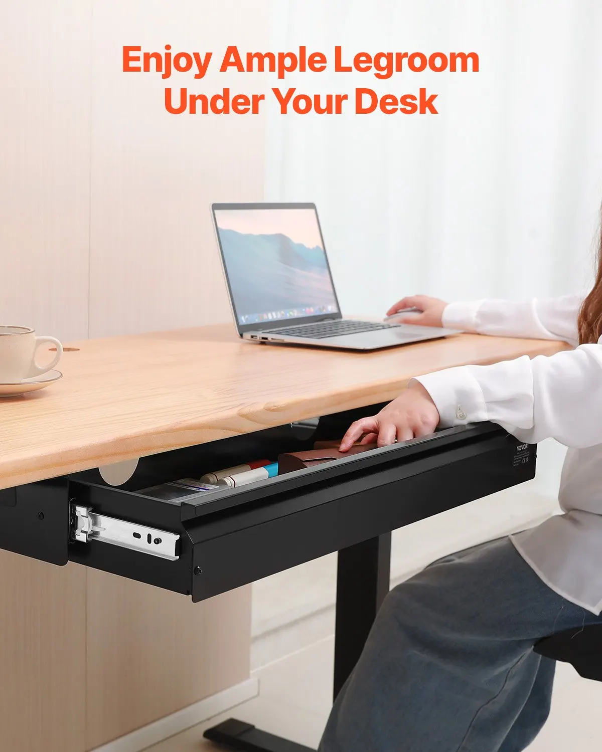 33" Wide Under Desk Drawer Slide Out, Under Desk Mounted Pull-out Drawer Attachment, Hidden Desktop Storage Organizer, Under
33" Wide Under Desk Drawer Slide Out, Under Desk Mounted Pull-out Drawer Attachment, Hidden Desktop Storage Organizer, Under