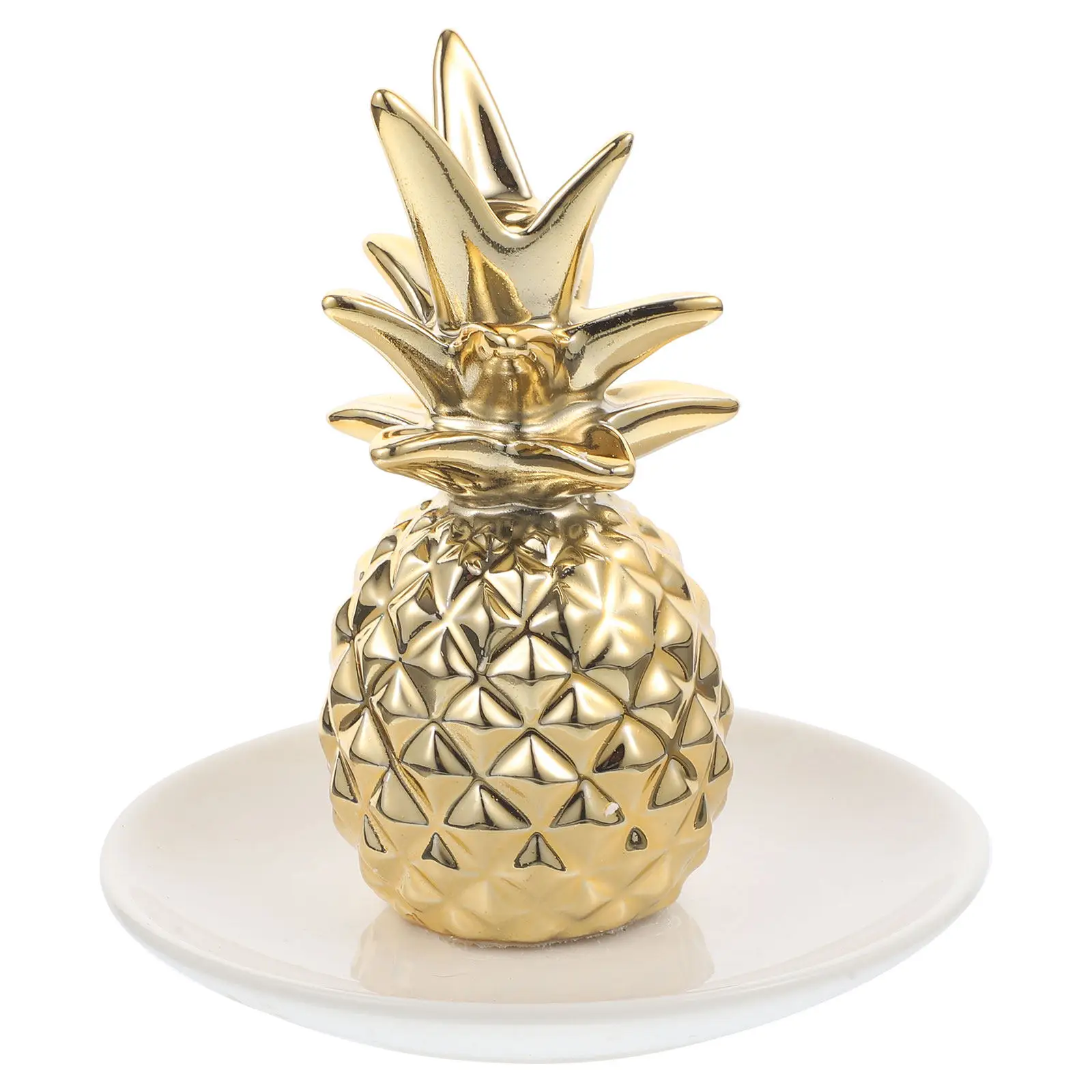 Ceramic Jewelry Tray Pineapple Desktop Trinket Dish Ring Holder Storage Plate Small Decorative Jewelry Dish Ceramic Ring Holder
Ceramic Jewelry Tray Pineapple Desktop Trinket Dish Ring Holder Storage Plate Small Decorative Jewelry Dish Ceramic Ring Holder
