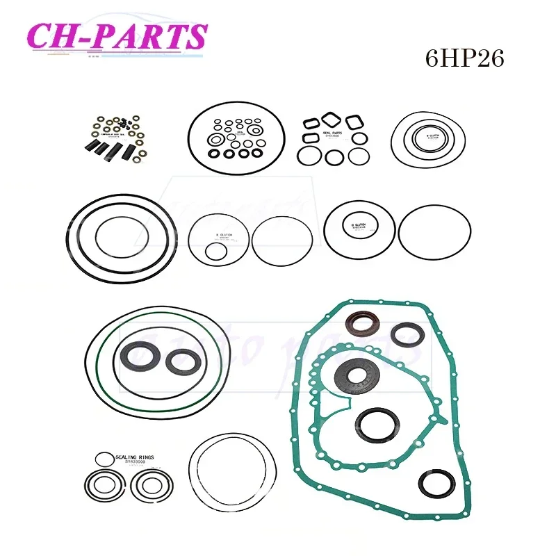 6HP26 ZF6HP26 Auto Parts Transmission Overhaul Kit Seal Ring Repair kit For AUDI Gearbox Rebuild kit
6HP26 ZF6HP26 Auto Parts Transmission Overhaul Kit Seal Ring Repair kit For AUDI Gearbox Rebuild kit