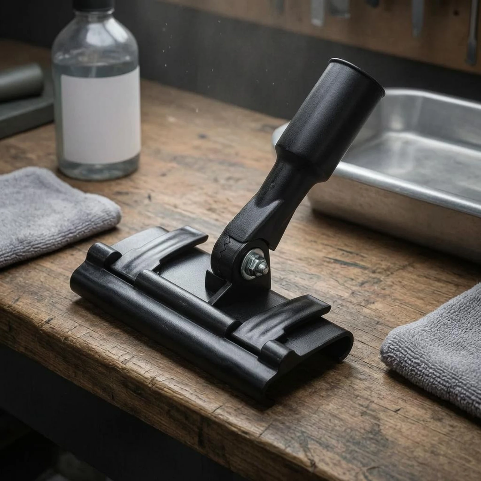 Clamp Accessory Rectangular Base with Mounted Handle Scraper Pivot Joint Clamp Tool Black Metal for Daily Tasks
Clamp Accessory Rectangular Base with Mounted Handle Scraper Pivot Joint Clamp Tool Black Metal for Daily Tasks