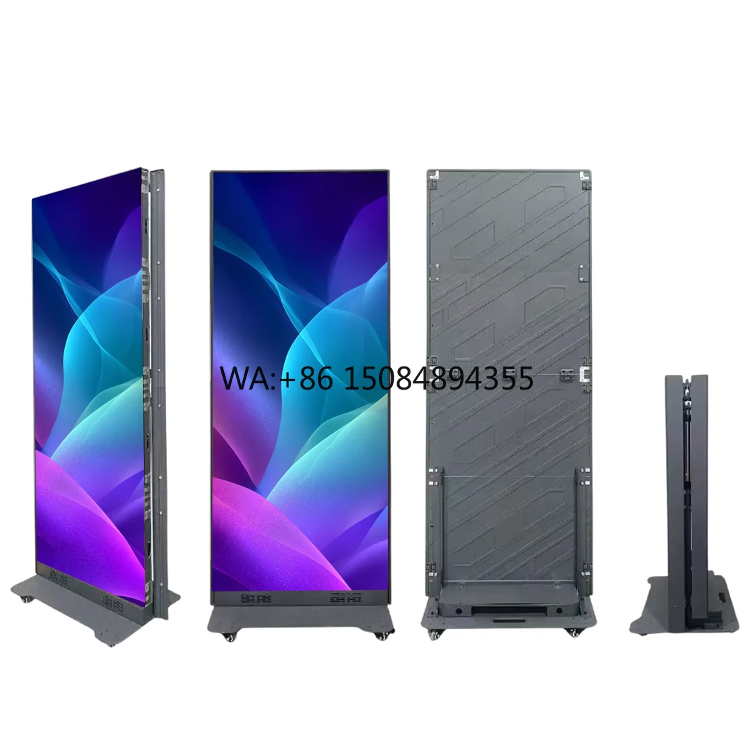 Portable Customized Full Color LED Video Display High Brightness (800cd) Plug Play Floor Stand Mount 3-Year Warranty for
Portable Customized Full Color LED Video Display High Brightness (800cd) Plug Play Floor Stand Mount 3-Year Warranty for