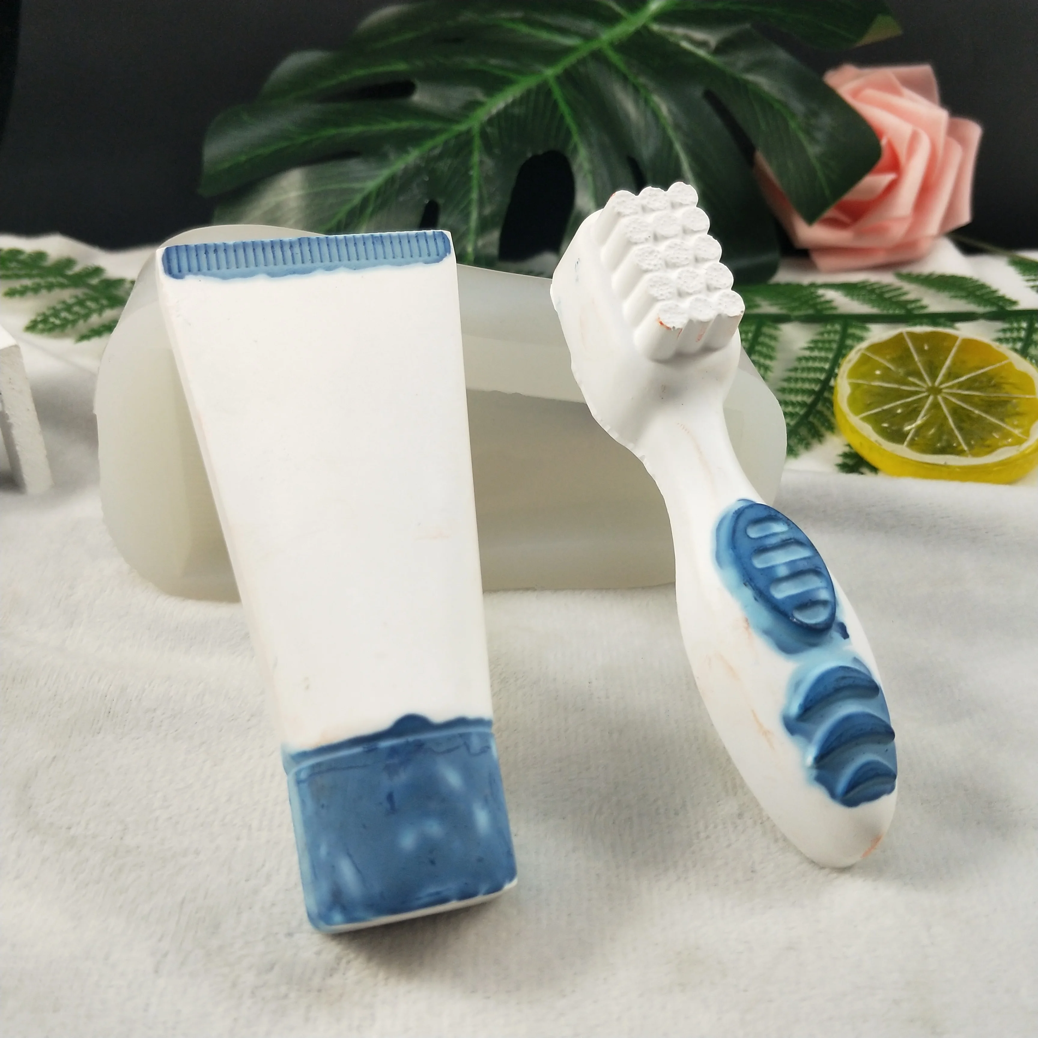 PRZY Mold Silicone Toothbrush &toothpaste Soap Molds Cake Tool Gypsum Chocolate Resin Clay Baking Tools Moulds Silicone Rubber
PRZY Mold Silicone Toothbrush &toothpaste Soap Molds Cake Tool Gypsum Chocolate Resin Clay Baking Tools Moulds Silicone Rubber