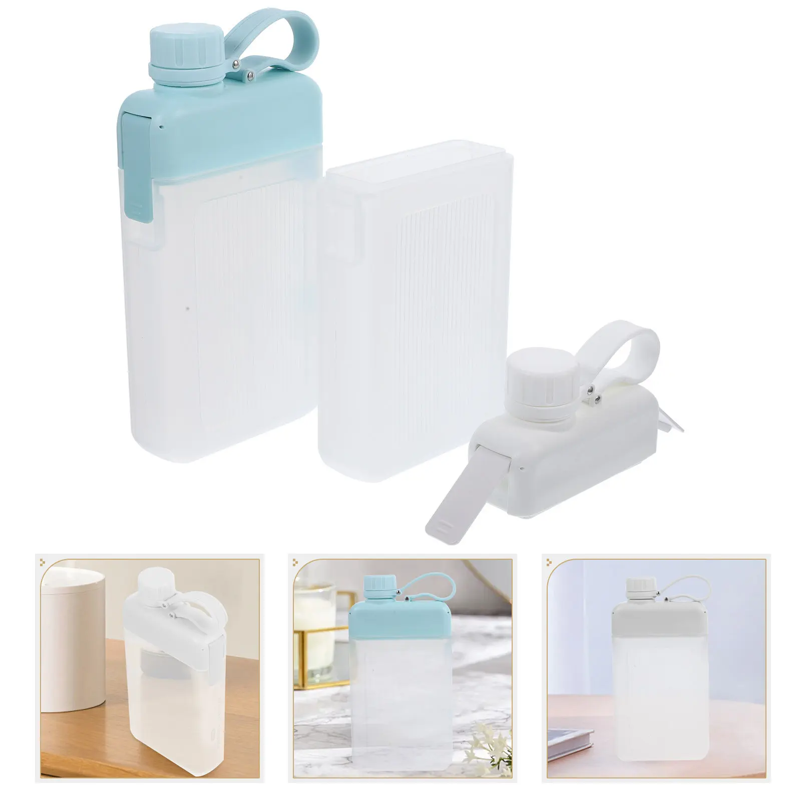 2Pcs Flat Portable Water Bottle Food Grade Large Capacity Sports Water Bottle for Travel Fitness Running Outdoor Hydration
2Pcs Flat Portable Water Bottle Food Grade Large Capacity Sports Water Bottle for Travel Fitness Running Outdoor Hydration