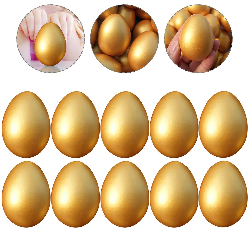 10 Pcs Easter Golden Eggs Decorating Kit DIY Metal Crafts Wooden Ornaments Unfinished Decoration
10 Pcs Easter Golden Eggs Decorating Kit DIY Metal Crafts Wooden Ornaments Unfinished Decoration