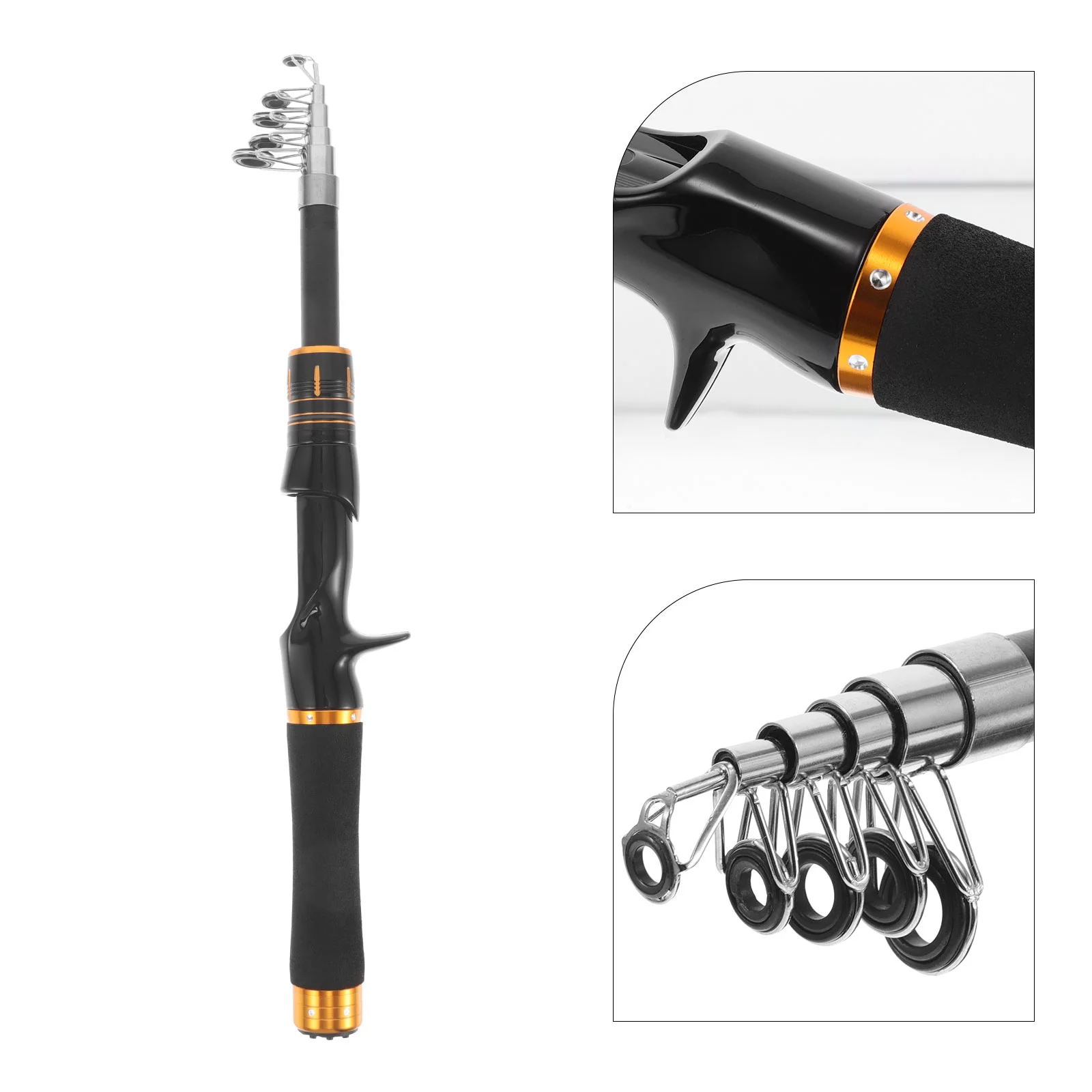 Telescopic Fishing Rod for Saltwater and Freshwater Lightweight Fishing Pole for Travel Backpacking and Boat Fishing Portable S
Telescopic Fishing Rod for Saltwater and Freshwater Lightweight Fishing Pole for Travel Backpacking and Boat Fishing Portable S
