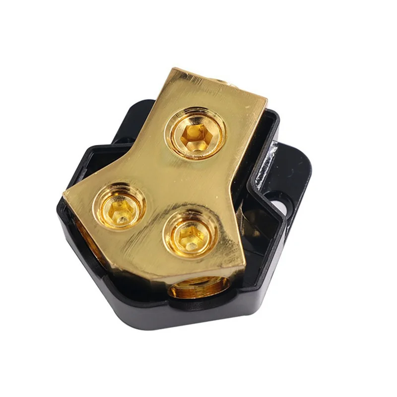 Superior-Splitter Car Audio Splitter 2 Way 0/2/4 Gauge In 4/6/8 Gauge Out Ground Distribution Block Amp
Superior-Splitter Car Audio Splitter 2 Way 0/2/4 Gauge In 4/6/8 Gauge Out Ground Distribution Block Amp