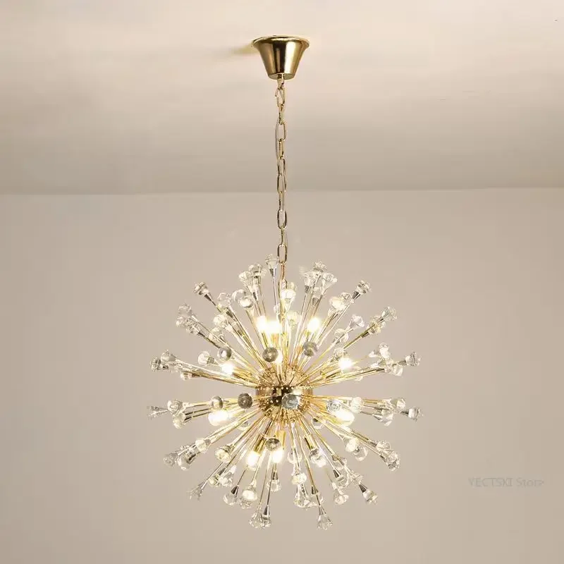 GHJUYIOL Nordic dandelion crystal chandelier bedroom living room study pendant light
GHJUYIOL Nordic dandelion crystal chandelier bedroom living room study pendant light