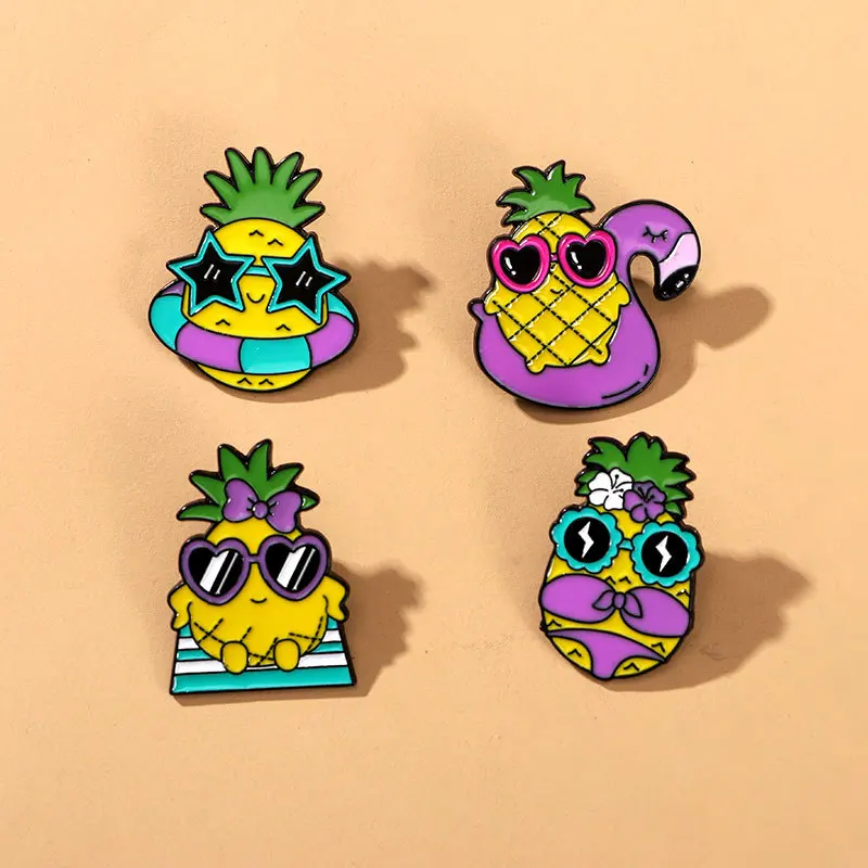 Cartoon Funny Fruit Pineapple Man Brooch Beach Style Alloy Pin Badge for DIY Clothes Bags Hat Scarf T-shirt Jeans Decoration
Cartoon Funny Fruit Pineapple Man Brooch Beach Style Alloy Pin Badge for DIY Clothes Bags Hat Scarf T-shirt Jeans Decoration