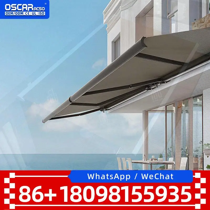 Retractable Electric Polyester Sunshade Outdoor Balcony Window Cover for Cafe in Western Countries Retractable Awning
Retractable Electric Polyester Sunshade Outdoor Balcony Window Cover for Cafe in Western Countries Retractable Awning
