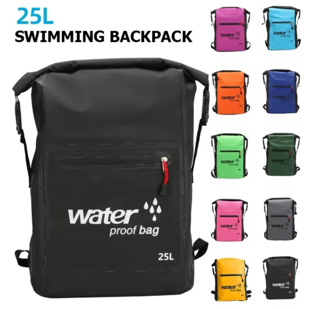 New 25L Dry Bag Waterproof PVC Water Floating Sack Travel Kit Backpack Storage for Kayaking Boating
New 25L Dry Bag Waterproof PVC Water Floating Sack Travel Kit Backpack Storage for Kayaking Boating