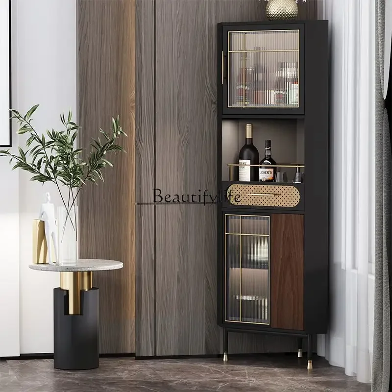 04ld14European light luxury corner cabinet modern simple living room wine cabinet locker
04ld14European light luxury corner cabinet modern simple living room wine cabinet locker