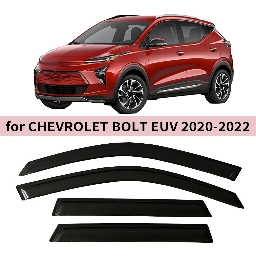 Window Visor for CHEVROLET BOLT EUV 2020 2021 2022 Wind Deflectors Rain Guards Door Visor Vent Shades Ventvisor Sun Rain Vent 
Window Visor for CHEVROLET BOLT EUV 2020 2021 2022 Wind Deflectors Rain Guards Door Visor Vent Shades Ventvisor Sun Rain Vent